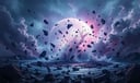 Chaos dream symbol meaning - Symbol of upheaval, transformation, and the fertile void.