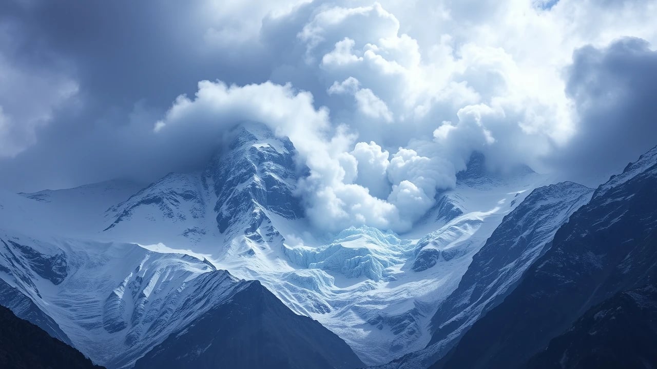 Symbolic dream image: Avalanche