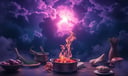 Cooking dream symbol meaning - Symbol of transformation, nourishment, and creative synthesis.