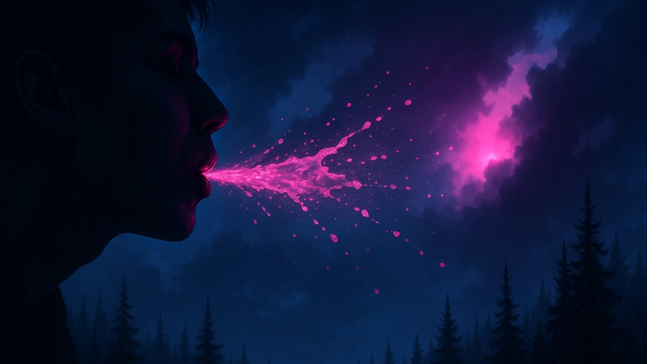 Symbolic dream image: Spitting