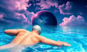 Swimming dream symbol meaning - Symbol of navigating emotions, spiritual journey, and adaptability.