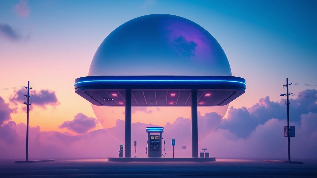 Symbolic dream image: Gas Station