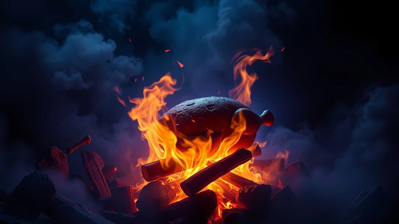 Symbolic dream image: Roast