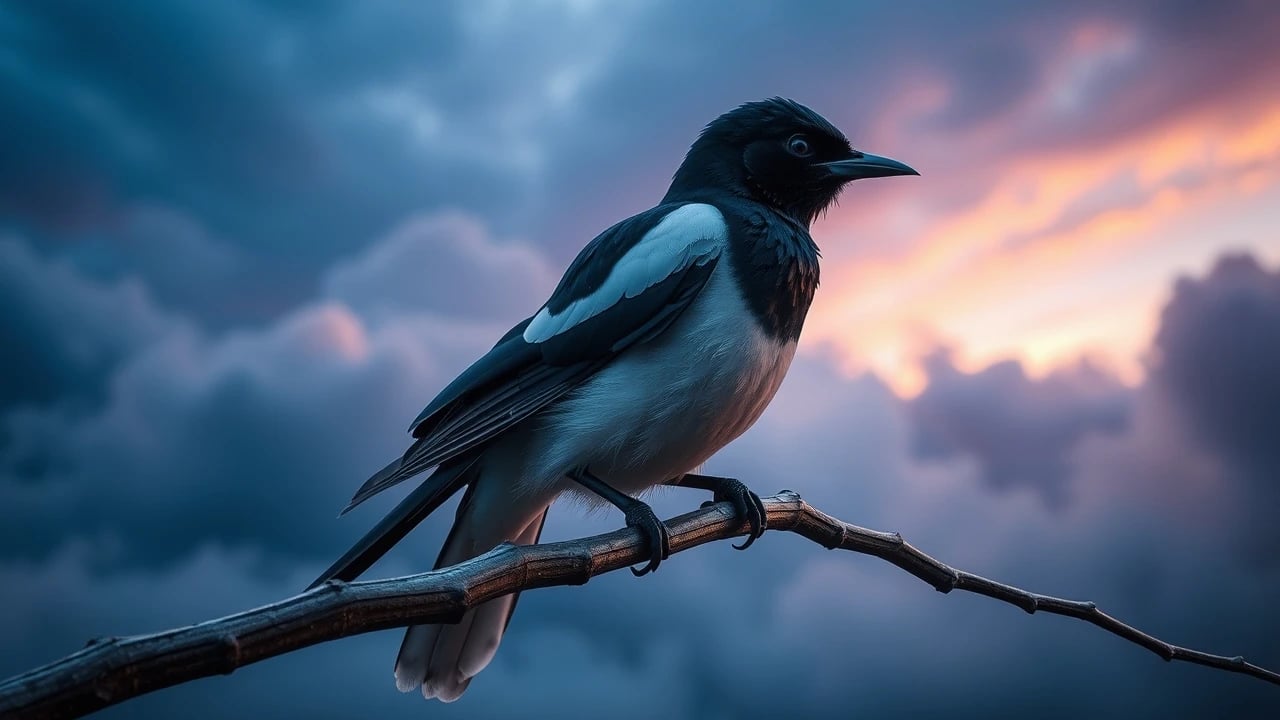 Symbolic dream image: Magpie