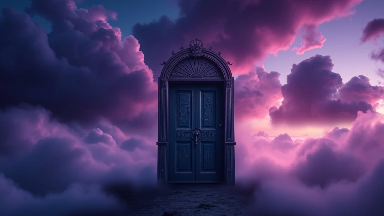 Illustration for The Locked Door at the End