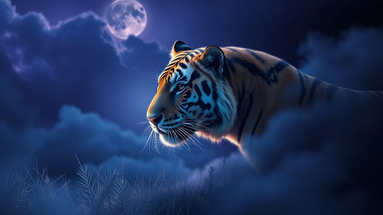 Symbolic dream image: Tiger
