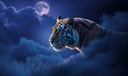 Tiger dream symbol meaning - Symbol of primal power, shadow confrontation, and transformative courage.