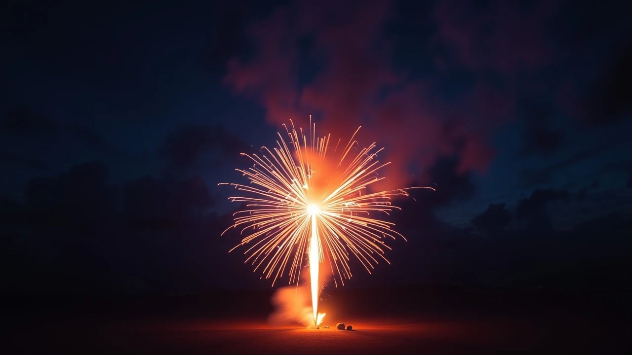 Symbolic dream image: Firework