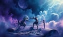Wrestling dream symbol meaning - Symbol of inner conflict, transformation, and the battle for self-mastery.