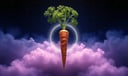 Carrot dream symbol meaning - Symbol of motivation, hidden potential, and nourishment.