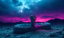 Rattlesnake dream symbol meaning - Symbol of warning, transformation, and primal awareness.