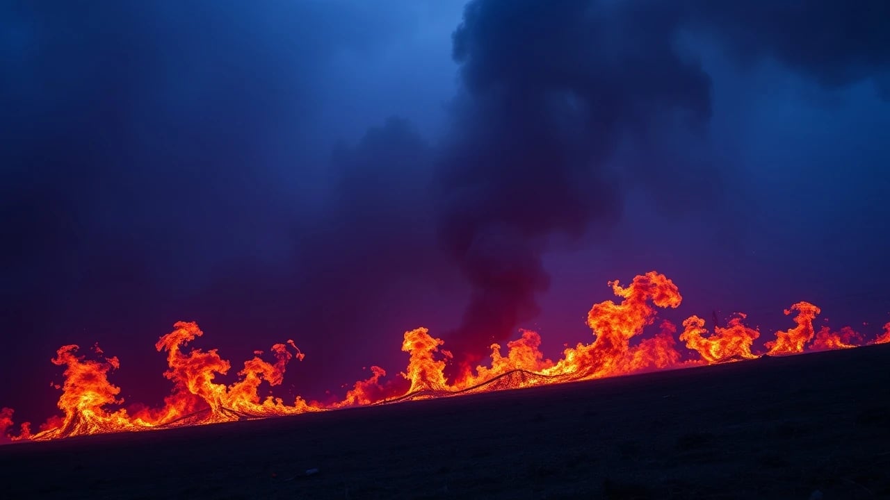 Illustration for Running Through Fire