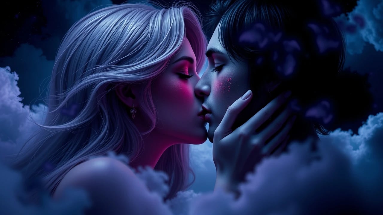 Symbolic dream image: Kissing