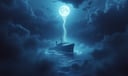 Sinking dream symbol meaning - Symbol of overwhelm, descent, and spiritual crisis.