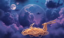Noodle dream symbol meaning - Symbol of nourishment, entanglement, and interconnectedness.