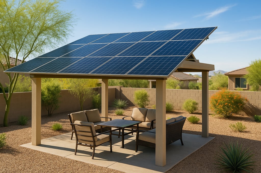 Read more about the article The Future of Outdoor Living: Patio Covers Powered by Solar Panels