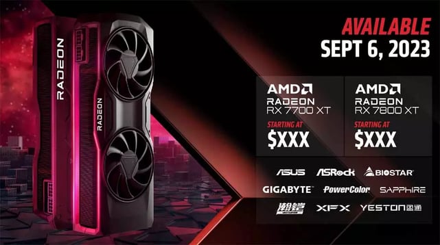 RX 7800 RX 7700 - Splash