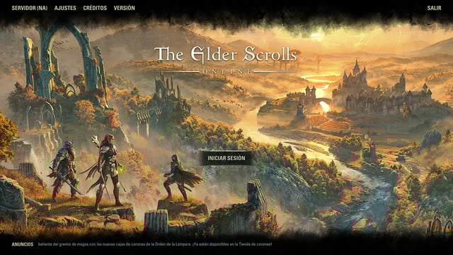 The Elder Scrolls Online - Login