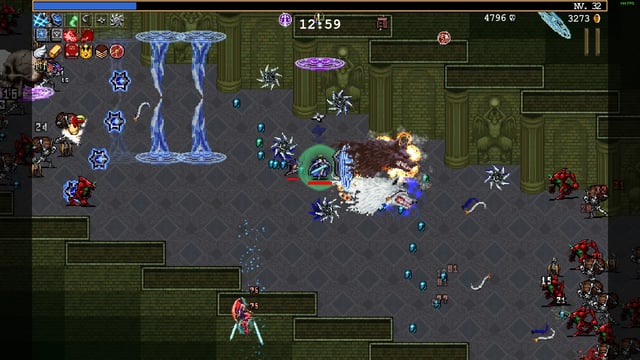 Vampire Survivors - combate