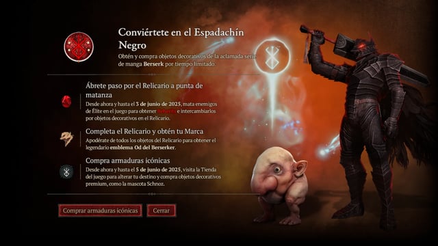 Diablo IV x Berserk - Colaboración