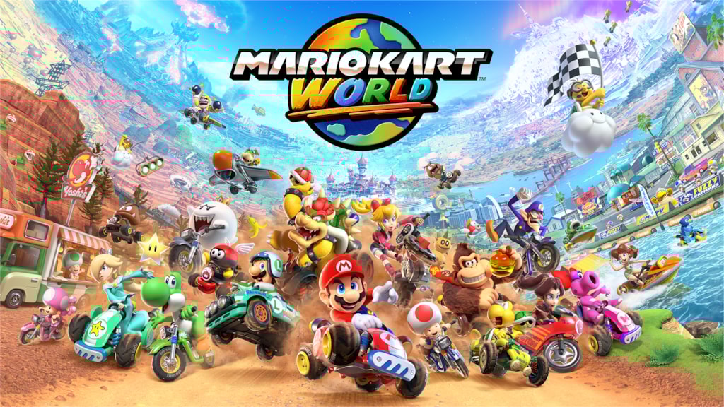 Mario Kart World - Keyart