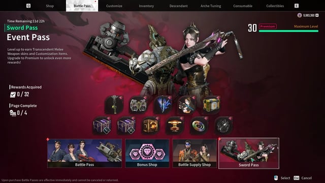 TGS The First Descendant - Event Pass