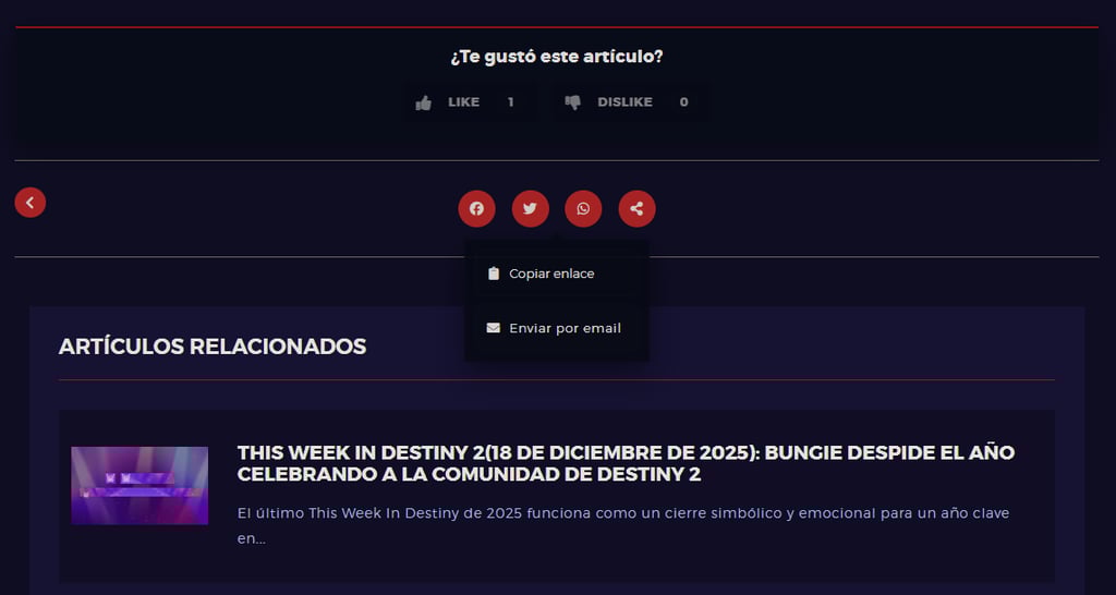 El Botón A - Social Share