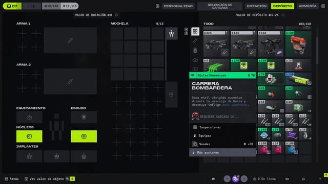 Marathon Server Slam - Armas