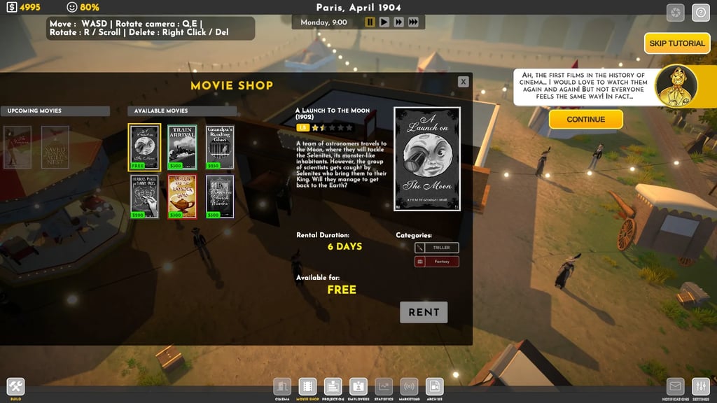 cinema movierooms management