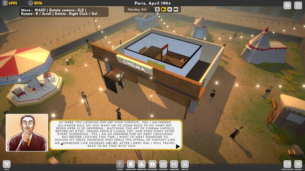 cinema movierooms management