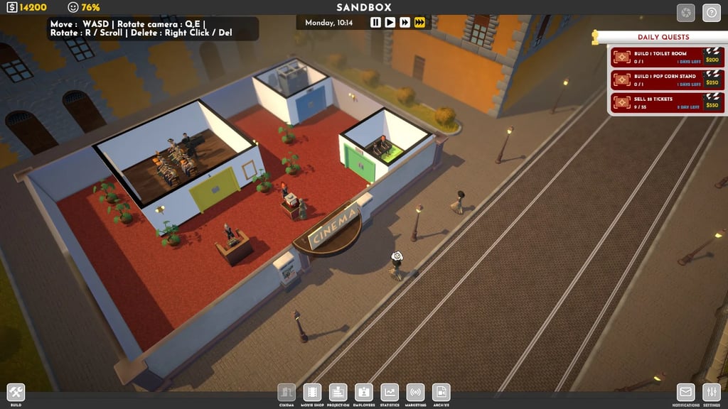 cinema movierooms management