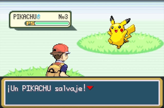Rojo Fuego Verde Hoja - Pikachu