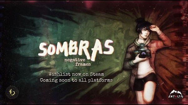 SOMBRAS negative frames anuncia su llegada a PS5, Switch, Xbox y PC con terror narrativo y cámara en mano