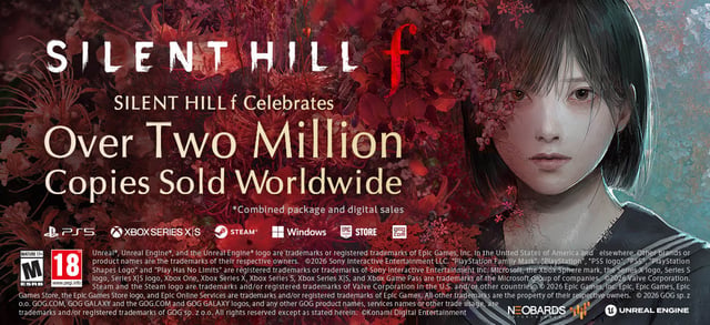 Silent Hill f supera los 2 millones de unidades vendidas y Silent Hill 2 Remake alcanza los 6 millones de jugadores