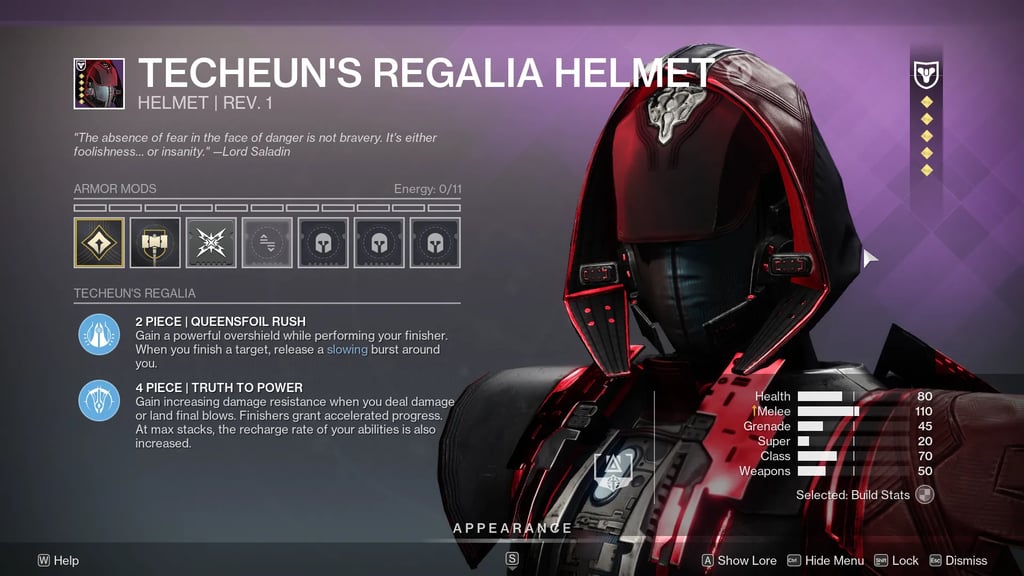 destiny cambios
