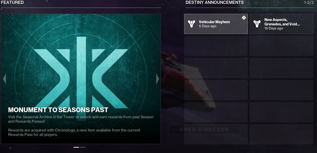 destiny cambios