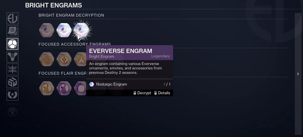 destiny cambios