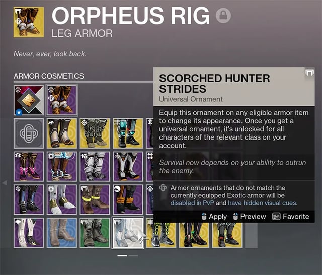 destiny cambios