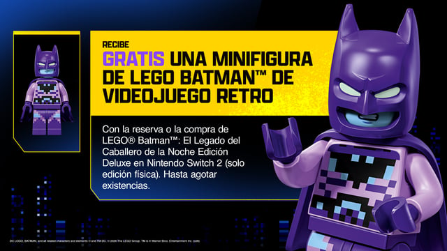 LEGO Batman El Legado del Caballero de la Noche llega a Nintendo Switch 2 el 18 de septiembre con el DLC Colección del Caos