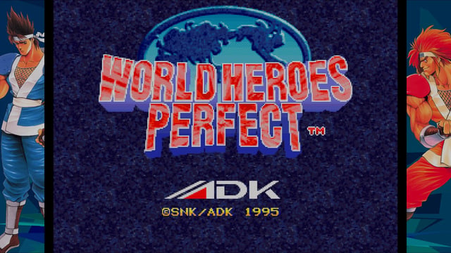 World Heroes Perfect - Splash