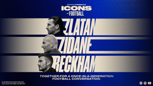 Icons Of Football - Beckham, Zidane y Zlatan se reúnen sin guion por primera vez - image
