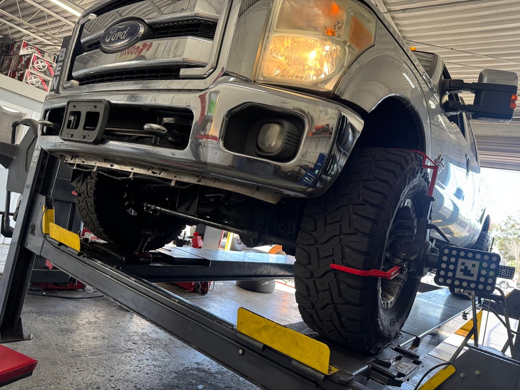 Ford F-150 heave dutty truck alignment in tampa