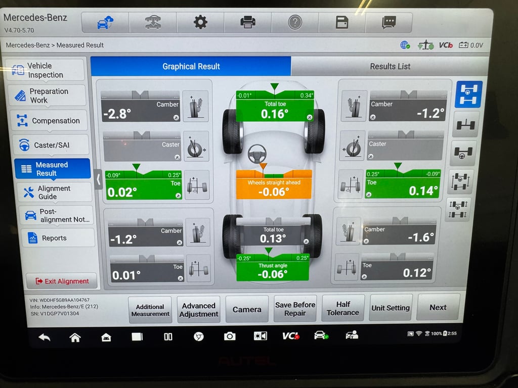 Alignment service at LR Wheels N Lifts Tampa