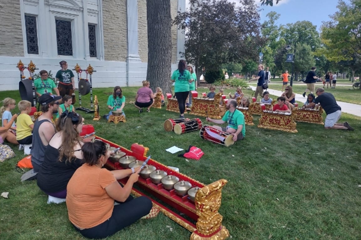 Balinese Gamelan: Gongs, Drums, and Metallophones Photo