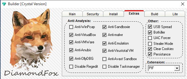 DIAMONDFOX LINK BOTNET ( untouched edition )