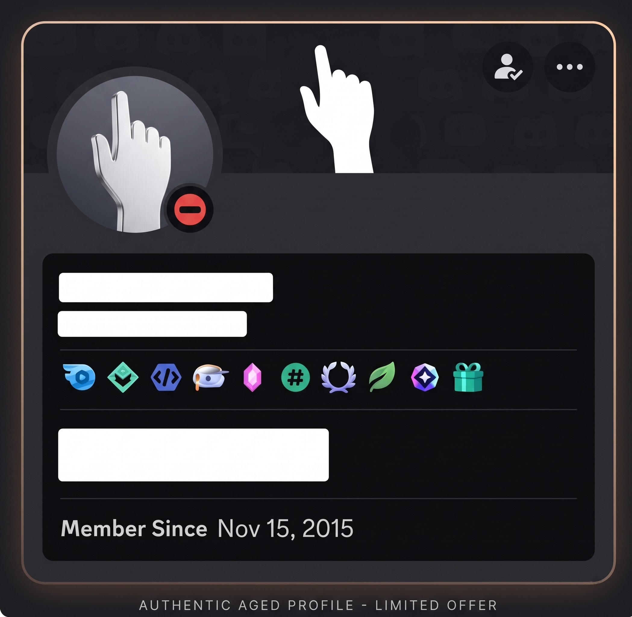 👑 ULTRA RARE 2015 - Bot Developer + Early Supporter 👑