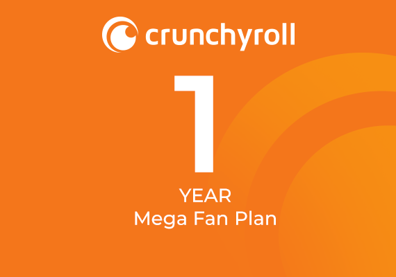 Crunchyroll Subscription  Mega Fan 12 Months