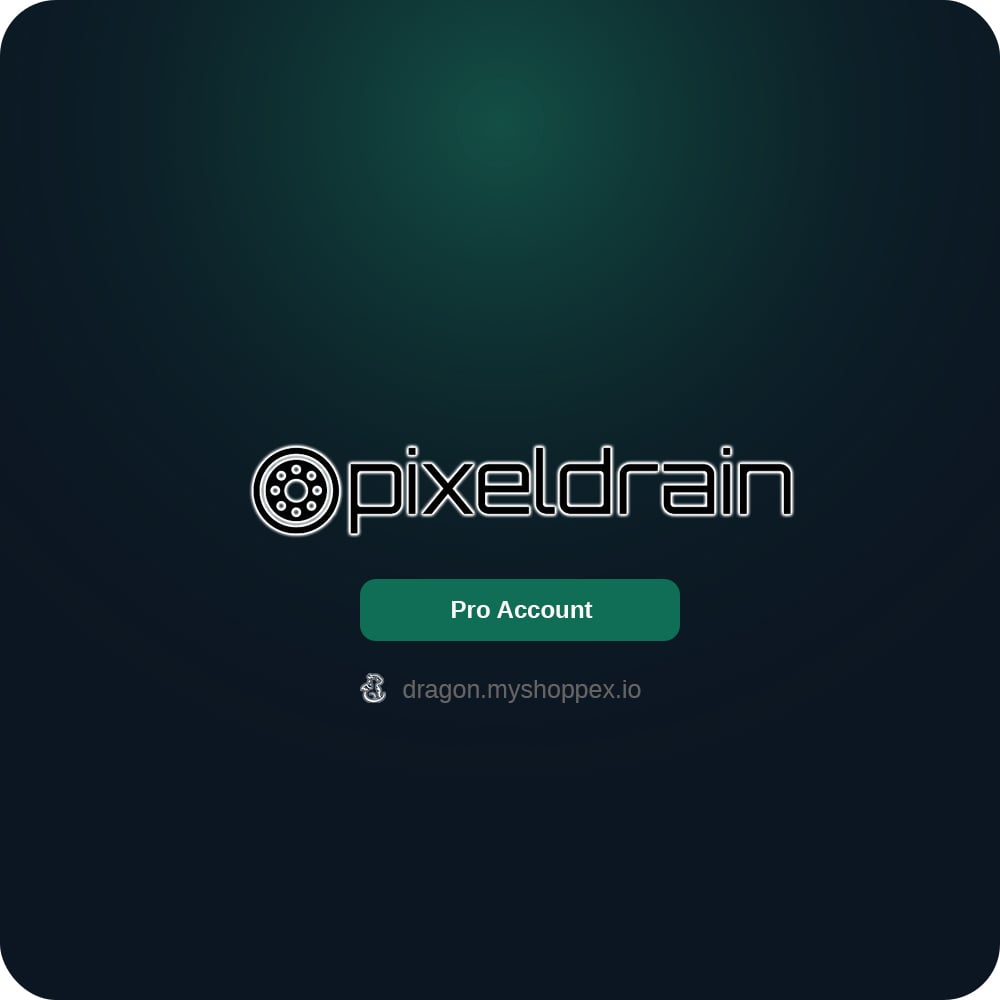 Pixeldrain | 1 Month Warranty