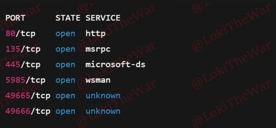 OSCP+ .112- 80,135,445,5985,49665,49666 JSON Web Token Report