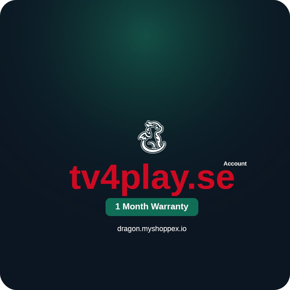 Tv4Play Sport Hockey Plan | 1 Month Warranty | Auto Renew